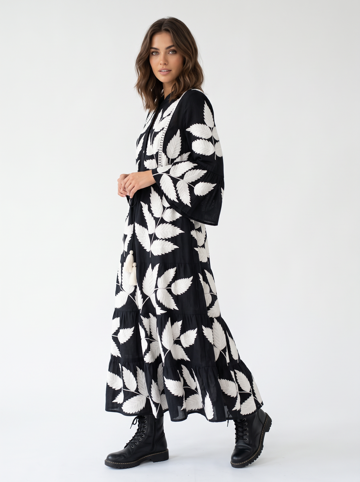 Women’s Long Tunic with Hand Embroidery - Livia
