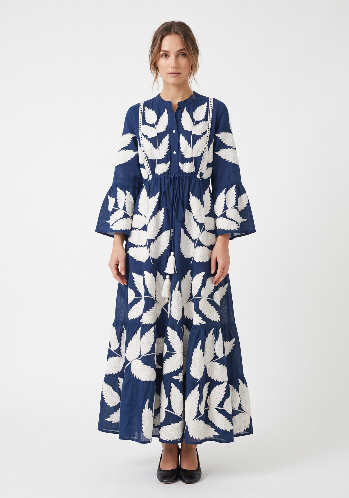 Women’s Long Tunic with Hand Embroidery - Livia