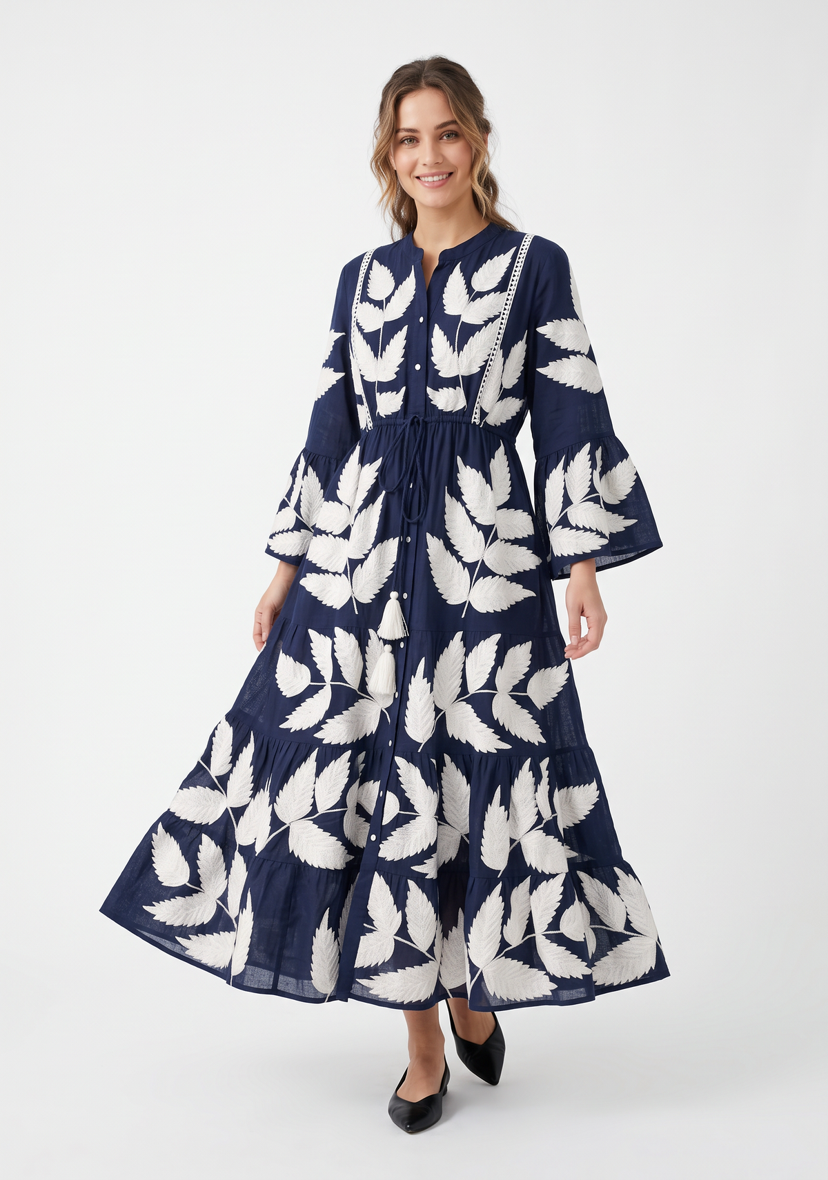 Women’s Long Tunic with Hand Embroidery - Livia
