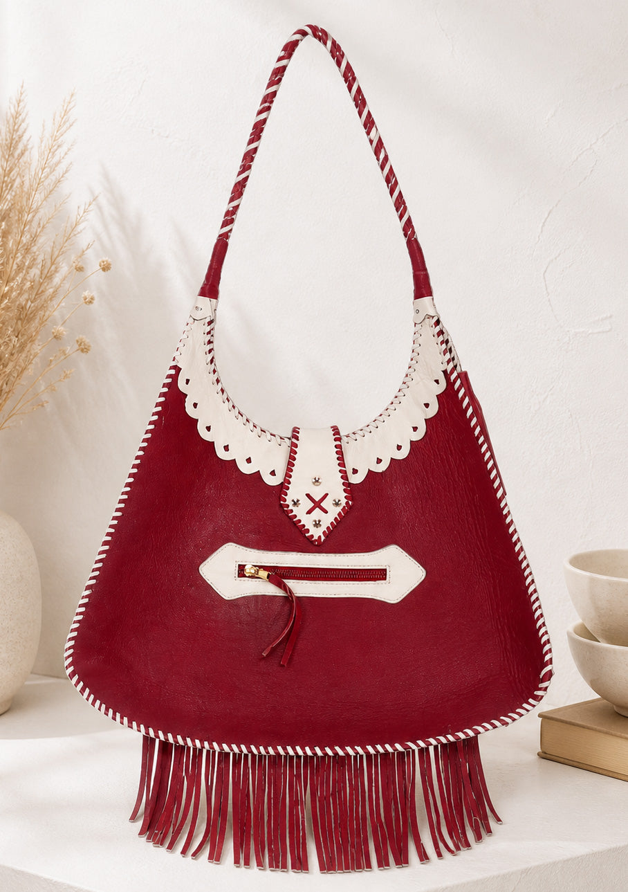 ibBan Hand-Embroidered Canvas Ibza Cabas with Beadwork - Ibza