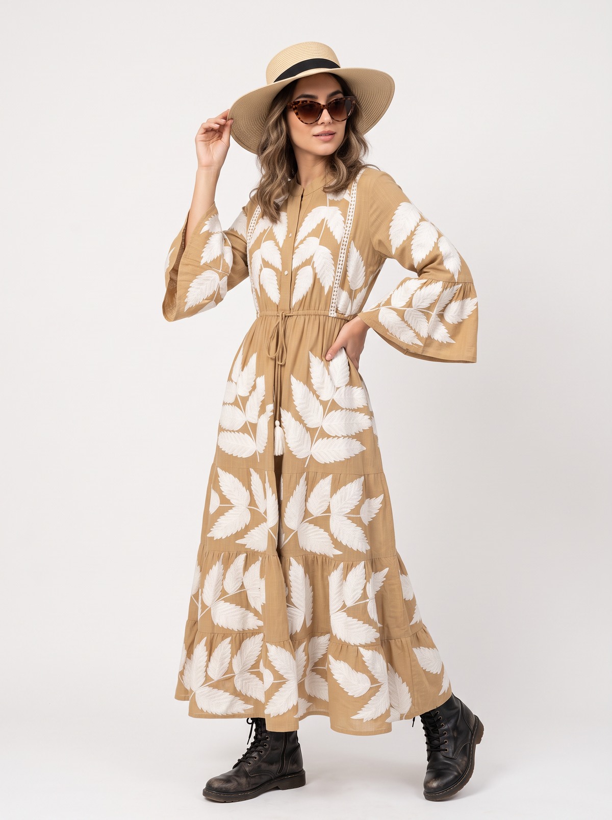 Women’s Long Tunic with Hand Embroidery - Livia